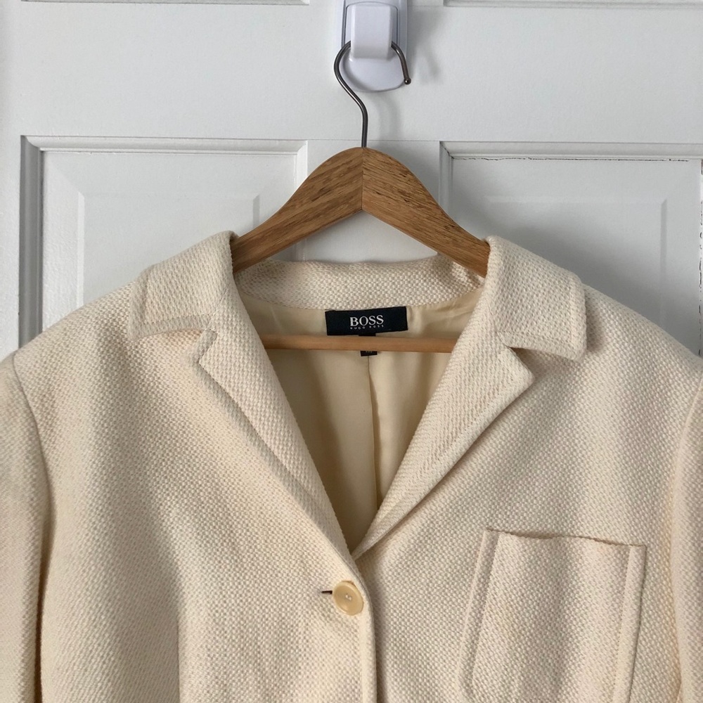 Hugo Boss textured blazer, made in Italy